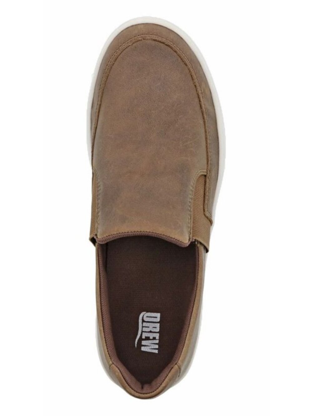Drew  Men's Jump Shoe, Brown Leather  Men Size 9.5, 4 Wide US   New With Box
